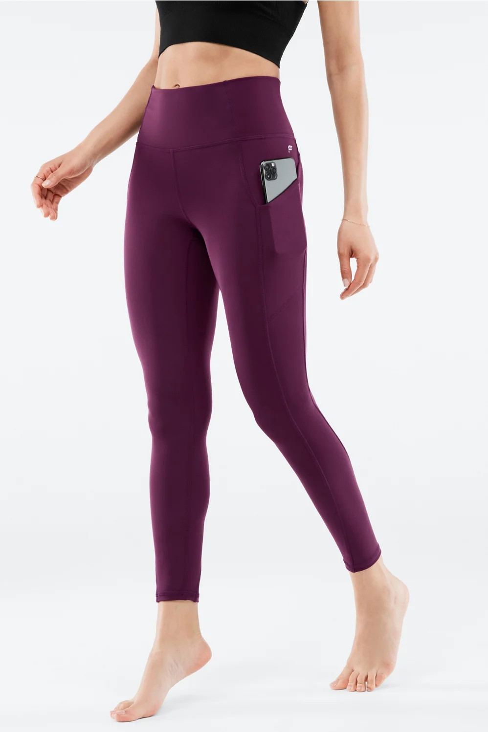 Oasis High-Waisted 7/8 Legging | Fabletics - North America