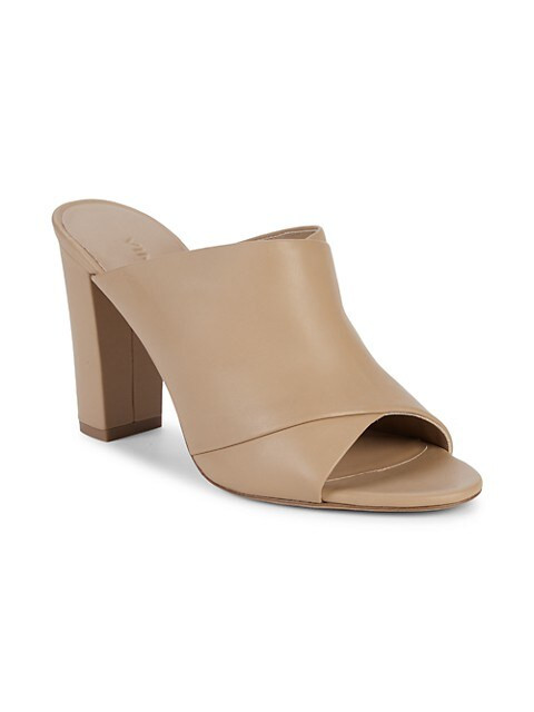 Heath Leather Mule Sandals | Saks Fifth Avenue OFF 5TH