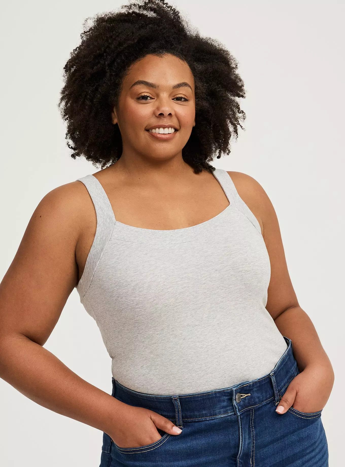 Foxy Wide Strap Tank | Torrid (US & Canada)