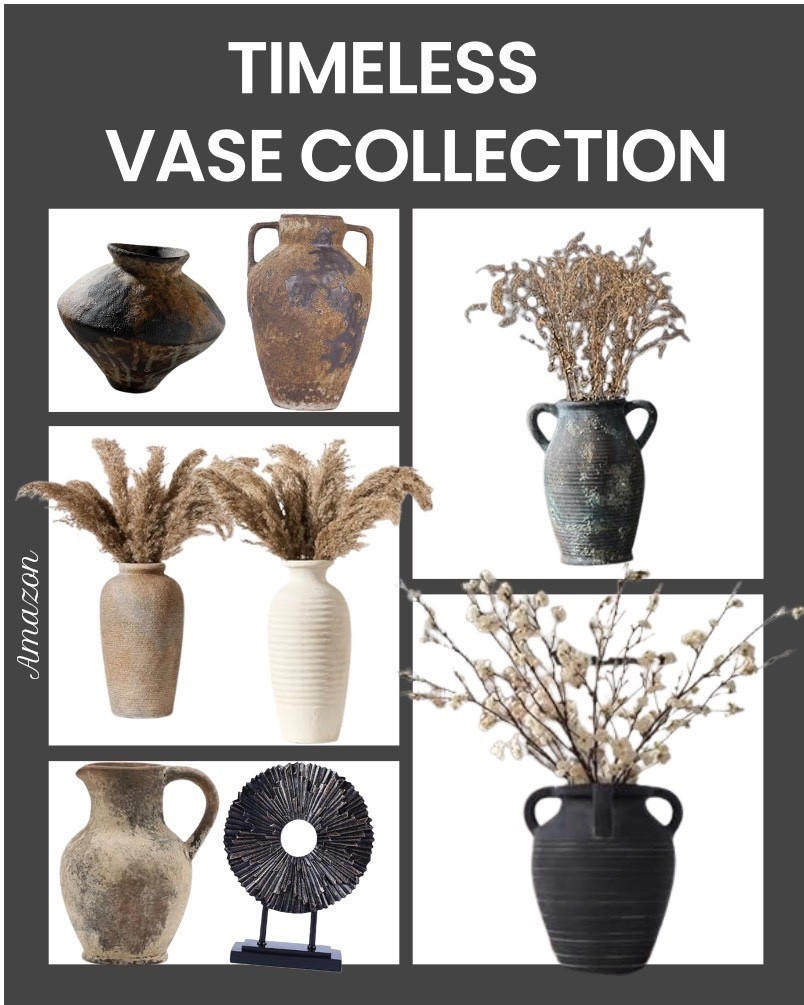 ✨ Rustic Meets Modern ✨
Obsessed with these neutral vases + pampas stems that instantly elevate any space. Perfect for fall styling, entryway tables, or chic living room corners. Think boho farmhouse vibes with a timeless touch.

🖤 Tap to shop these ceramic vessels, clay textures, and dried florals that bring cozy sophistication to your home.

#LTKhome #LTKdecor #LTKstyle #LTKunder50 #LTKsalealert 
#bohodecor #rusticvibes #farmhousedecor #neutralhome #homestyling 
#amazonhome #entrywaydecor #coffeetabledecor #pampasdecor #vasecollection


#LTKHome #LTKSeasonal #LTKStyleTip