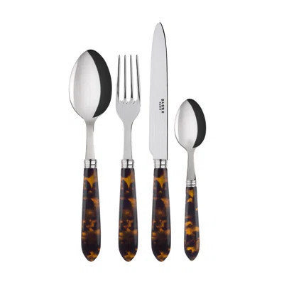 Sabre Paris Tortoise Stainless Steel Flatware Set | Wayfair North America