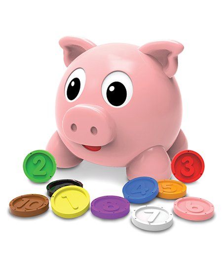 The Learning Journey Learn With Me Numbers & Colors Pig-E-Bank Set | Zulily