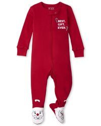 Unisex Baby And Toddler Christmas Long SLeeve  Santa Snug Fit Cotton One Piece Pajamas | The Chil... | The Children's Place