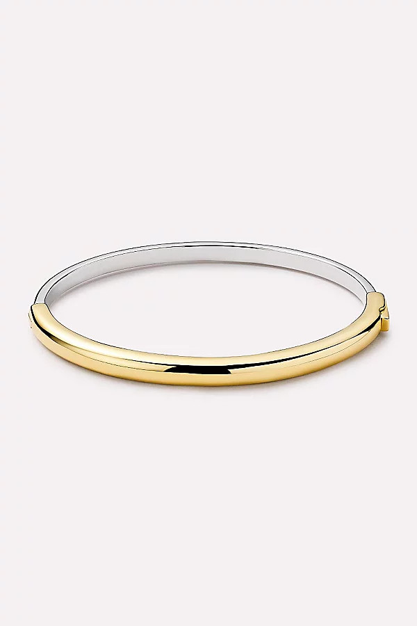 Ana Luisa Bangle Bracelet - Brynley Two Tone in Two/Tone, Women's at Urban Outfitters | Urban Outfitters (US and RoW)