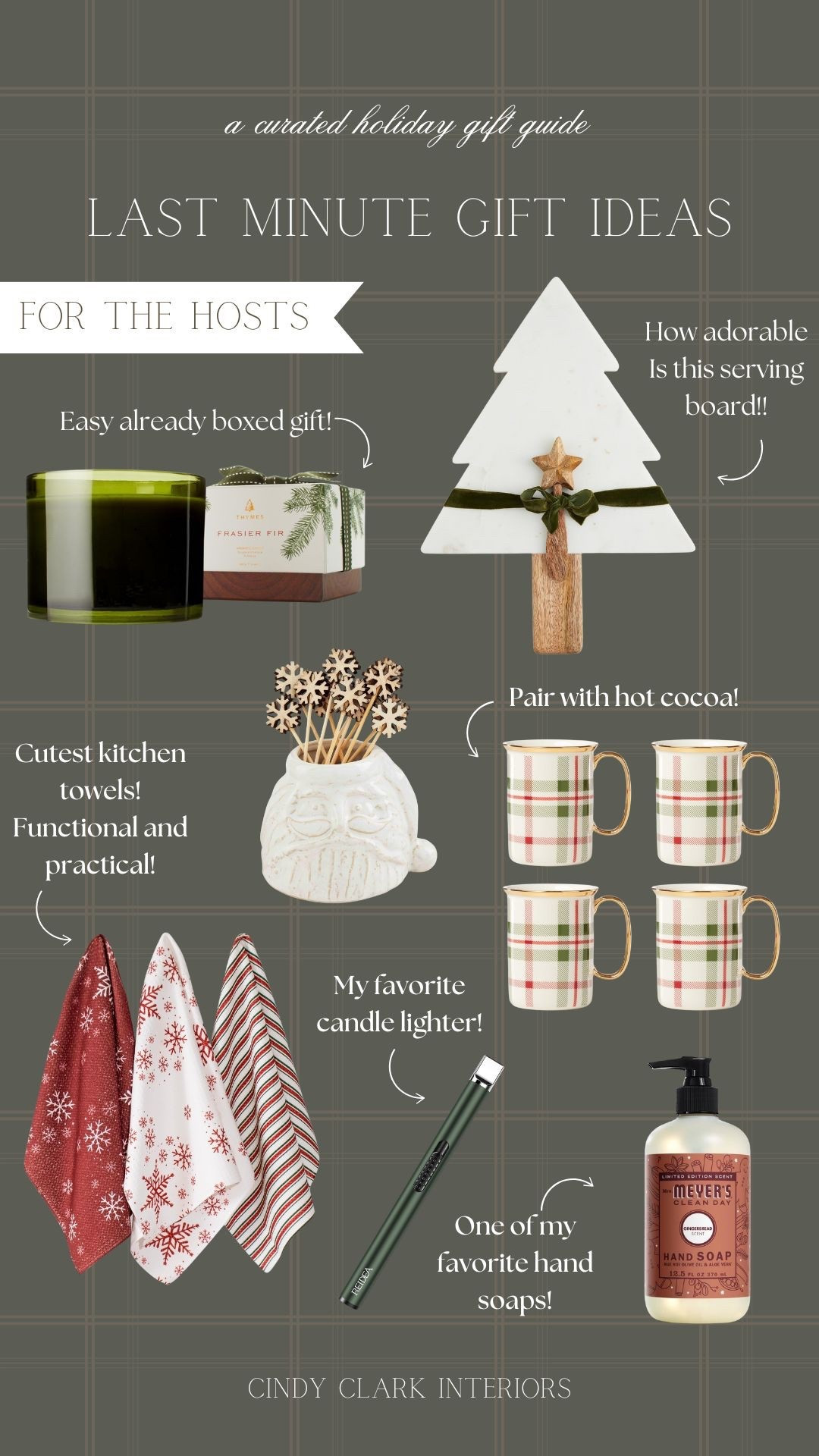 Last minute gifts for the host/hostess! The cutest mix of soaps, serving boards, candles, and towels. All meaningful, easy to gift and functional! 

#LTKHoliday #LTKGiftGuide