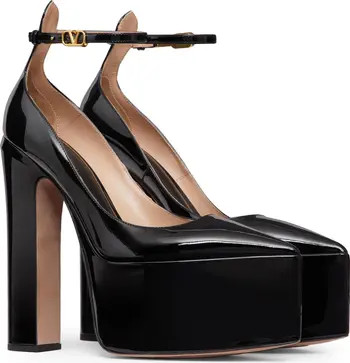 Valentino Garavani Tan-Go Platform Pointed Toe Pump | Nordstrom | Nordstrom