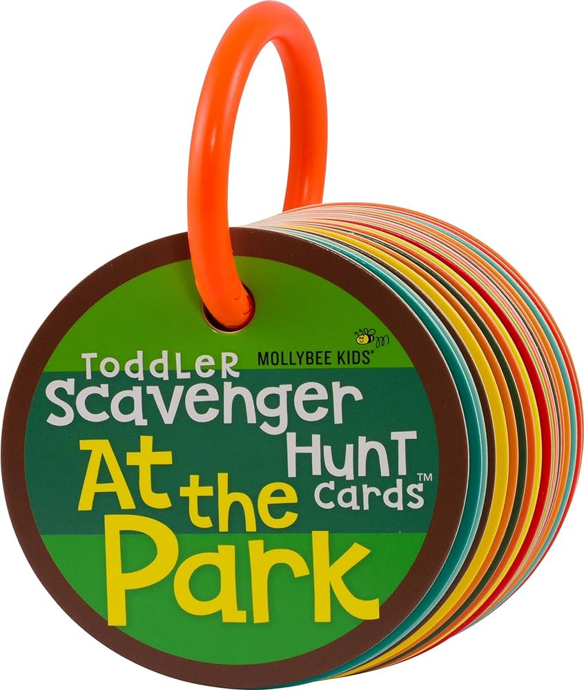 MOLLYBEE KIDS Toddler Outdoor Scavenger Hunt Cards at The Park, Toddler Games, Gifts for Ages 2, ... | Amazon (US)