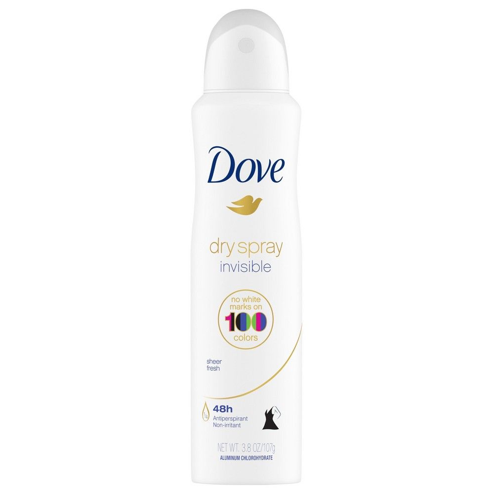 Dove Invisible Dry Spray Antiperspirant Deodorant Sheer Fresh - 3.8oz, Clear | Target