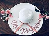 Personalized Straw Beach Hat, Cruise Sun Hat | Amazon (US)