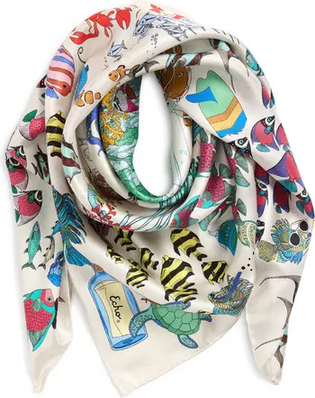 Lost at Sea Silk Scarf | Nordstrom