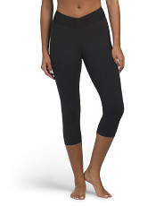 Lace Waist Capri Leggings | Straight Leg | Marshalls | Marshalls