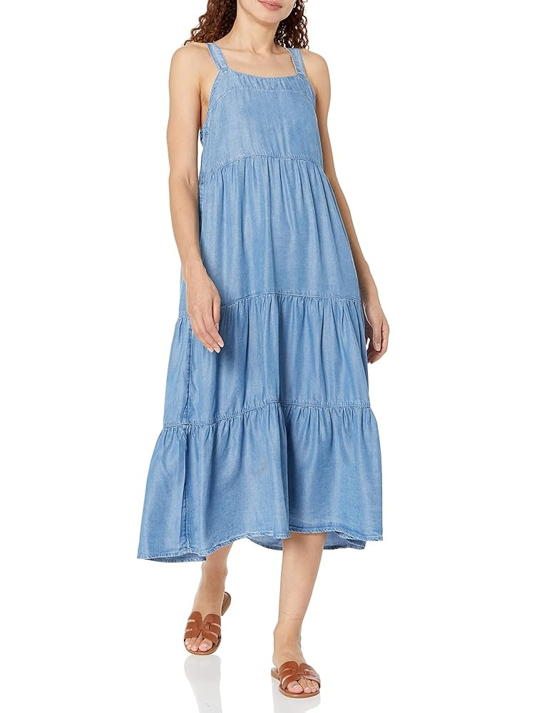 The Drop Women's Britt Tiered Maxi Tent Dress | Amazon (US)