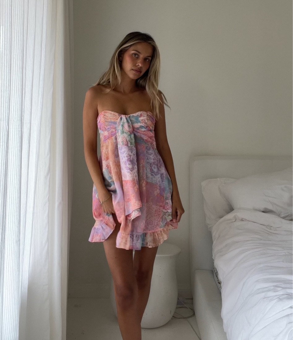 asta resort maya sleeve mini dress Maya Longsleeve Mini Dress