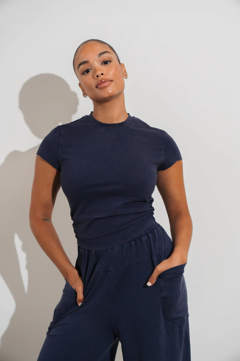 Vitality Essence Scrunch Tee - Oxford | Vitality