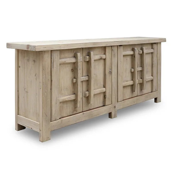 Artissance 91" Amalfi Patrician Sideboard, Weathered Natural | Bed Bath & Beyond