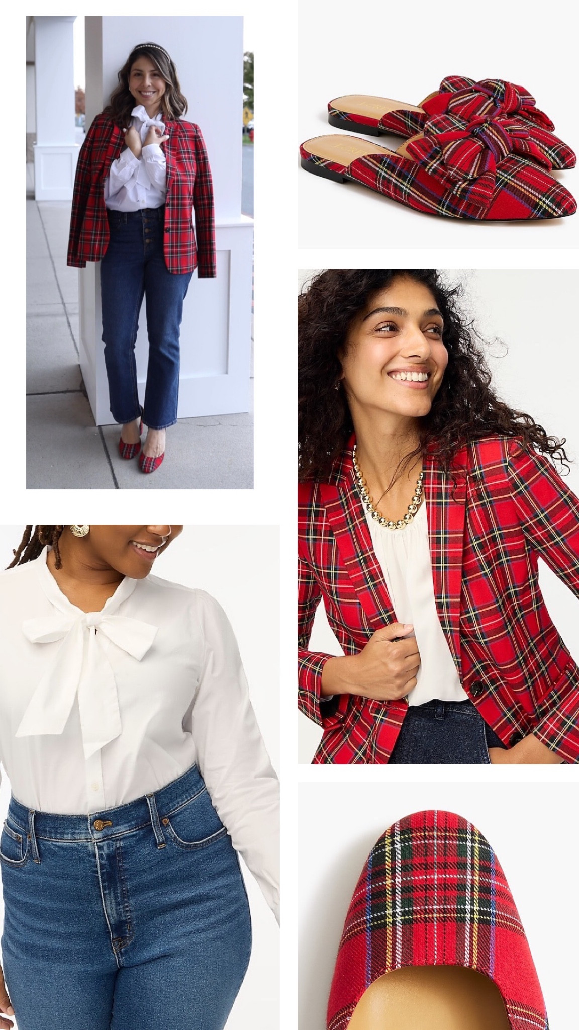 #jcrewfactory #tartanshoes #tartanjacket #tartan #holidayshoes #christmasshoes #holidayoutfit #christmasoutfit 
#bowblouse #blowtop #preppyfashion

#LTKHoliday #LTKHolidaySale
