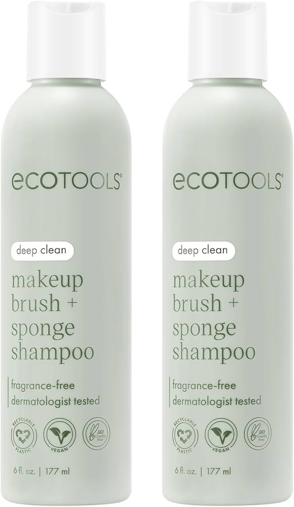 EcoTools Makeup Brush and Sponge Shampoo, Removes Makeup, Dirt, & Impurities From Makeup Brushes ... | Amazon (US)