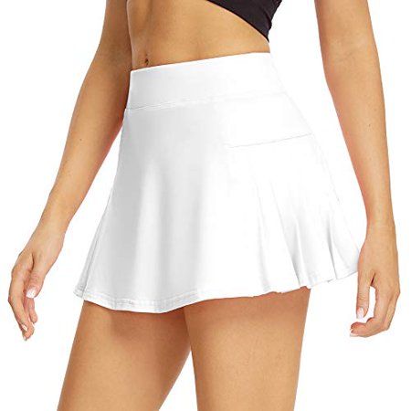 Mebiosi Womens Performance Sport Golf Tennis Skirt Running Workout Athletic Skort with Pockets | Walmart (US)