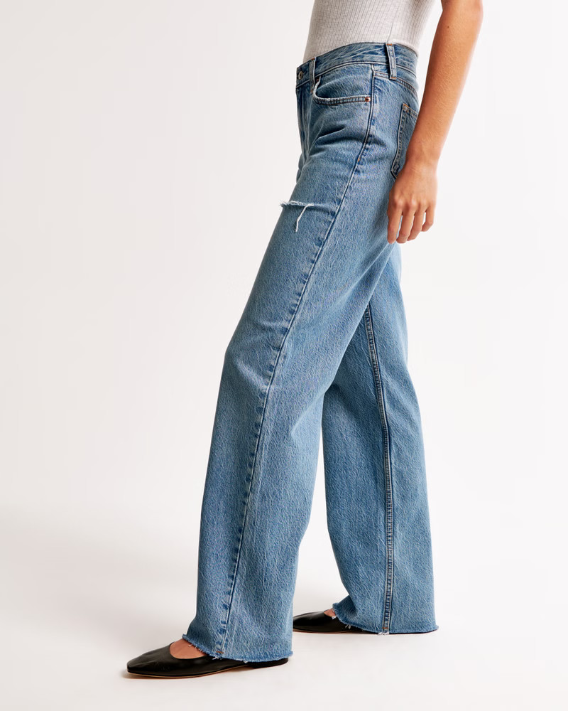 High Rise Loose Jean | Abercrombie & Fitch (US)