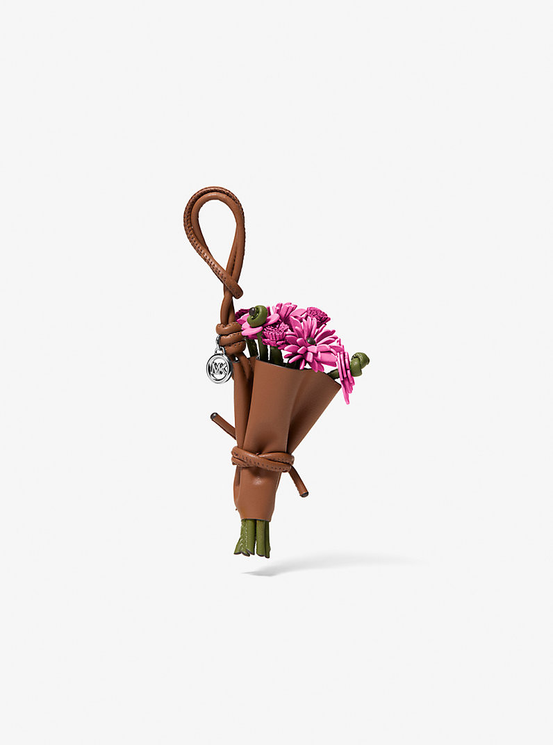 Leather Floral Bouquet Bag Charm | Michael Kors US