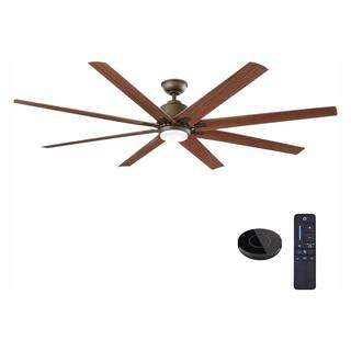 Home Decorators Collection Kensgrove 72 in. LED Indoor/Outdoor Espresso Bronze Ceiling Fan Works ... | The Home Depot