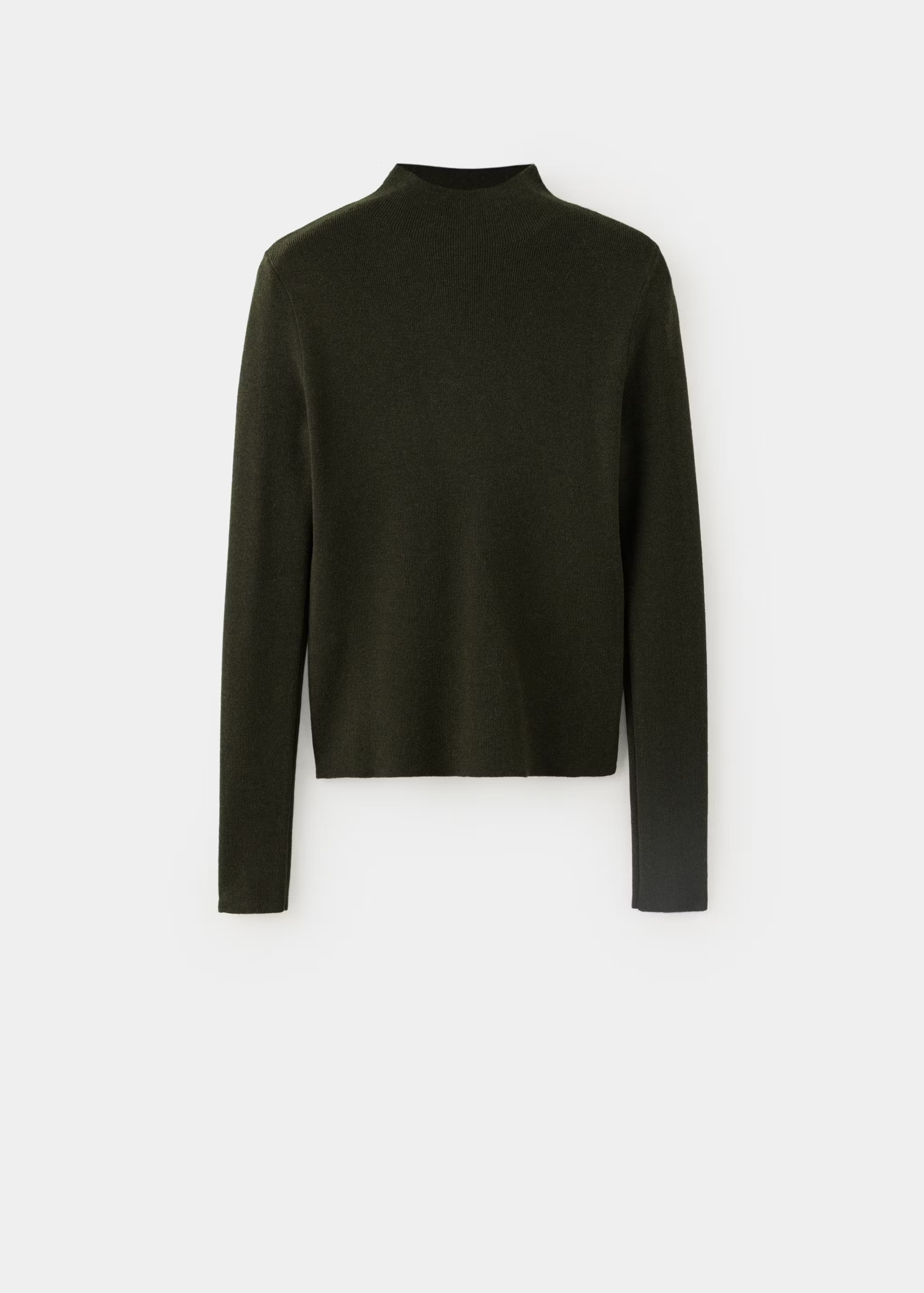 Knitted sweater with perkins neck black - Women - XL - MANGO | Mango (US/MX/AU)