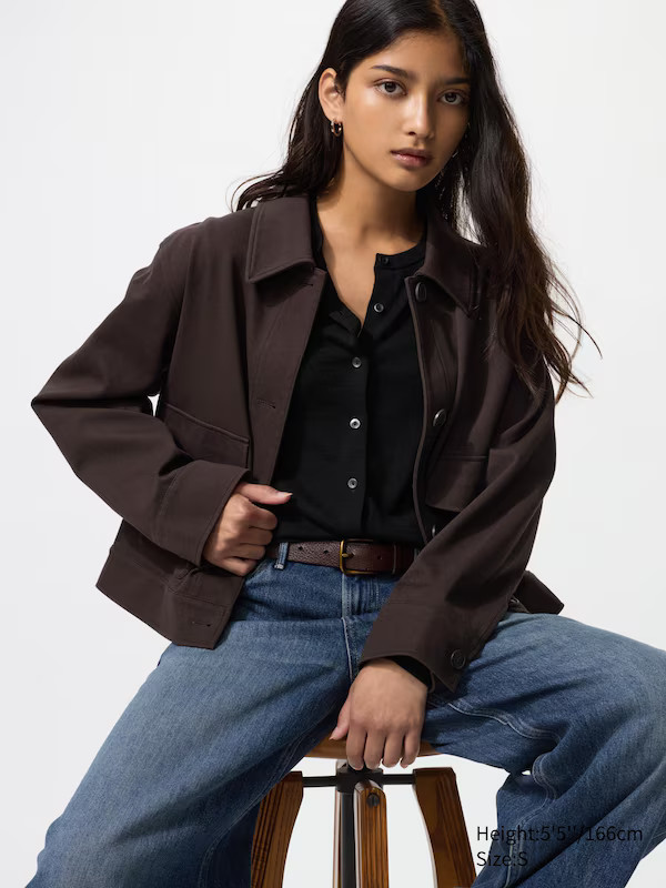 Jersey Relaxed Jacket | UNIQLO (UK)