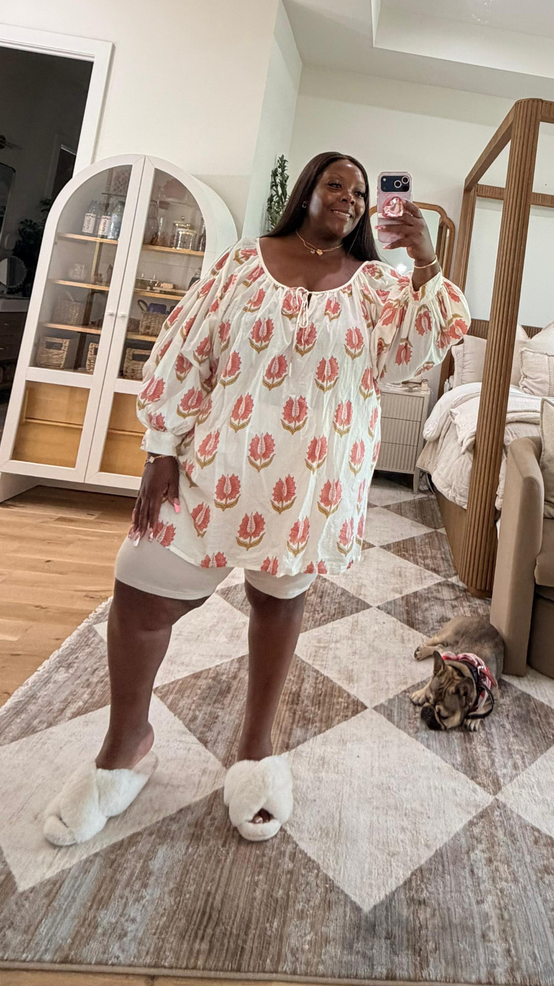 Feeling like a total dream in this new favorite! ✨ This is the Ria Mini Dress in Strawberry Cream from Daughters Of India, and it is the perfect flowy, comfortable piece for a casual yet put-together look. I love how light and airy it feels! 🍓☁️

You can shop this exact dress and browse other similar styles by following me on the LTK app!

Follow for more @OPERATION_NIKI on IG, TikTok, & Facebook 

 #DaughtersOfIndia #RiaMiniDress #OOTD #SpringStyle #BohoChic #PlusSizeFashion #CurvyStyle #LTKUnder100 #OutfitInspiration #ComfortableFashion #DailyLook #LTKootd #LTKPlusSize