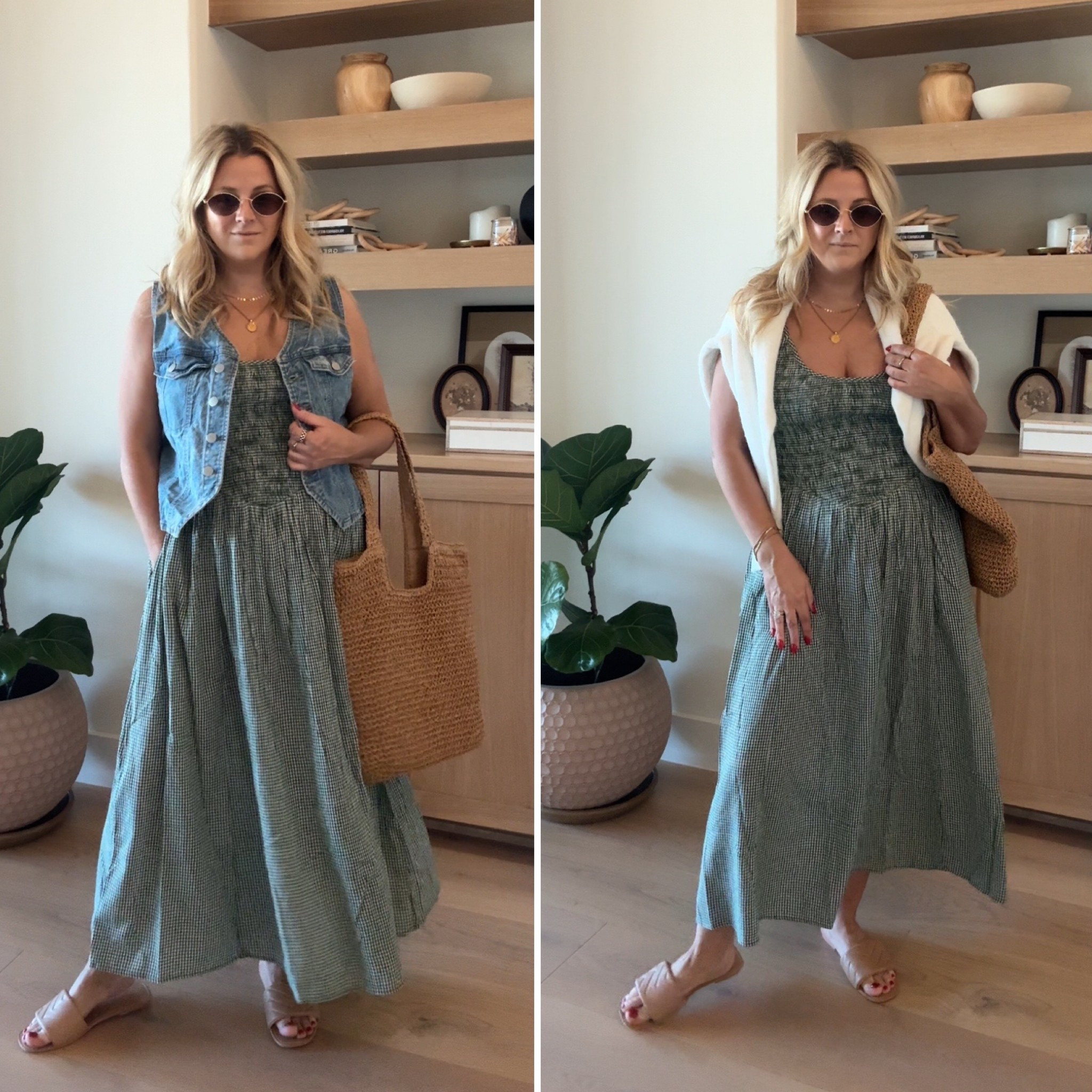 Wearing a M in the dress but could’ve done a small - it’s stretchy & had adjustable straps! 

#Itkspringsale #springsale #springstyle #momstyle #flowydress #simpledress #springdress #summerdress #casualstyle #easyoutfits #sahmlife #ootd #effortlessfashion #aeriestyle #wardrobestaples #simplestyle #springwardrobe #weekendlook #comfortablefashion #everydayoutfit #minimalstyle #stpatricksday #stpattysday

Ltk spring sale | spring sale | springstyle | momoutfits | flowy dress | simple dress | spring dress | summer dress | casualstyle | easyoutfits | sahmlife | ootd | effortlessfashion | aeriestyle | wardrobestaples | simplestyle | springwardrobe | weekendlook | comfortablefashion | everydayoutfit | minimalstyle | st patricks day | st pattys day

#LTKSpringSale #LTKMidsize #LTKSaleAlert