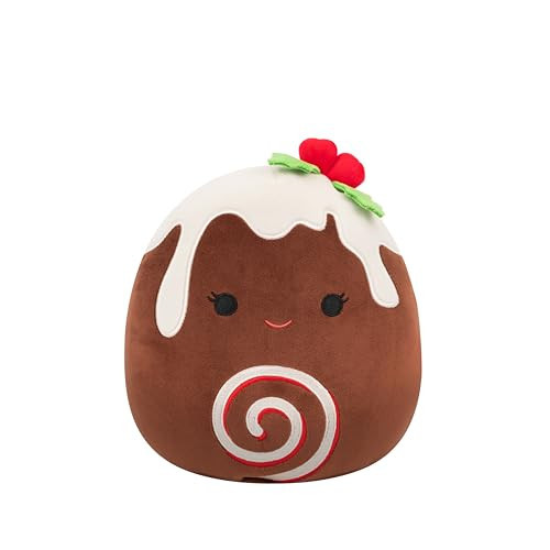 Squishmallows Original 8in Fleur The Yule Log with Holly – Official Jazwares Holiday Plush (Little) | Amazon (US)