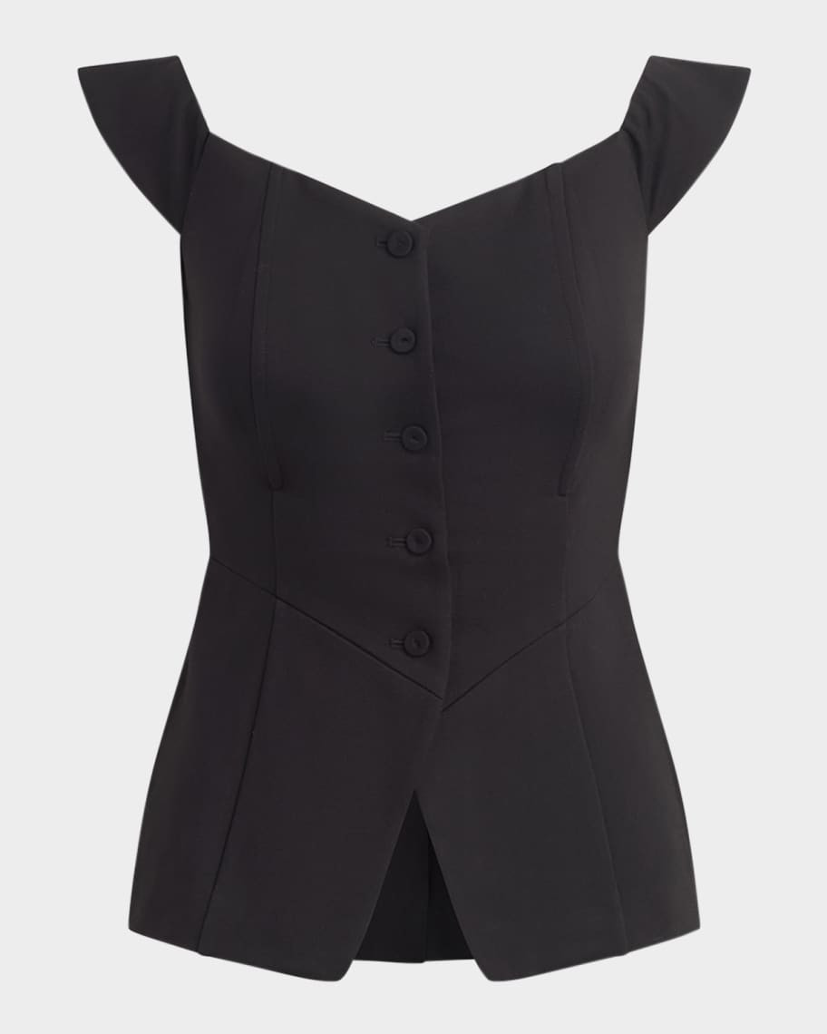Favorite Daughter The One That I Want Button-Front Top | Neiman Marcus