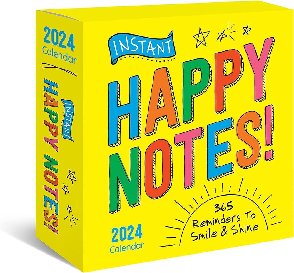 2024 Instant Happy Notes Boxed Calendar: 365 Reminders to Smile and Shine! (Daily Motivational De... | Amazon (US)