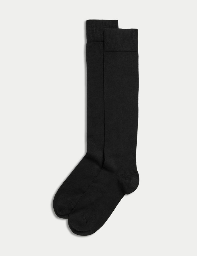 2pk Soft Knee High Socks | Marks & Spencer (UK)