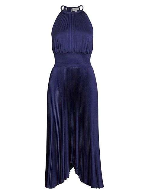 A.L.C. Renzo II Pleated Midi-Dress | Saks Fifth Avenue