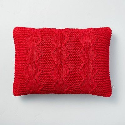 14" x 20" Chunky Knit Throw Pillow - Hearth & Hand™ with Magnolia | Target