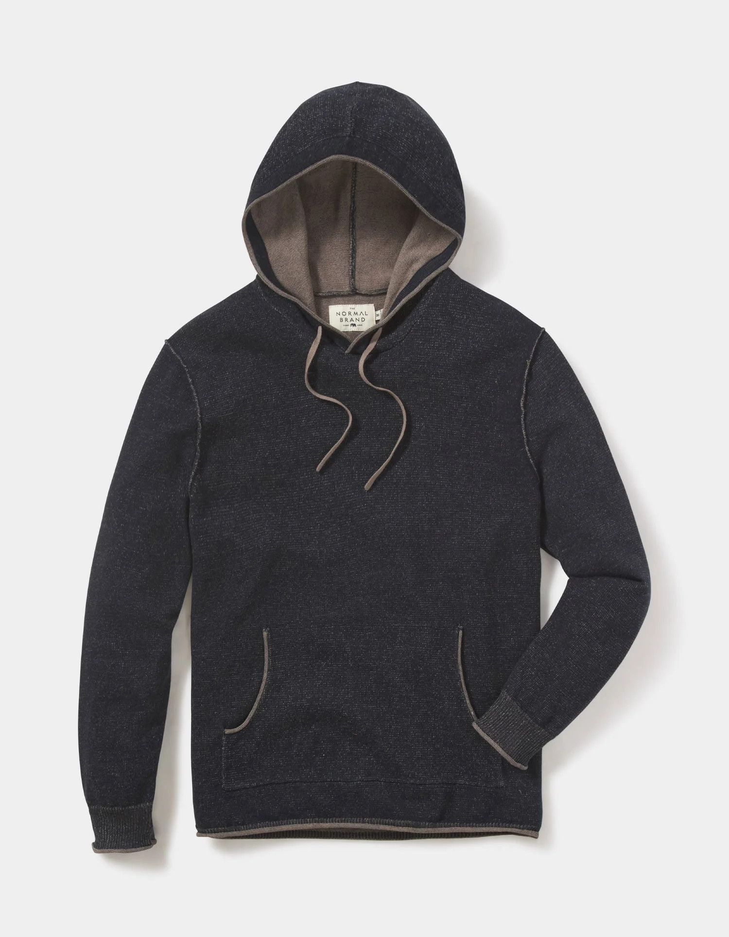 Jimmy Sweater Hoodie in Navy | The Normal Brand