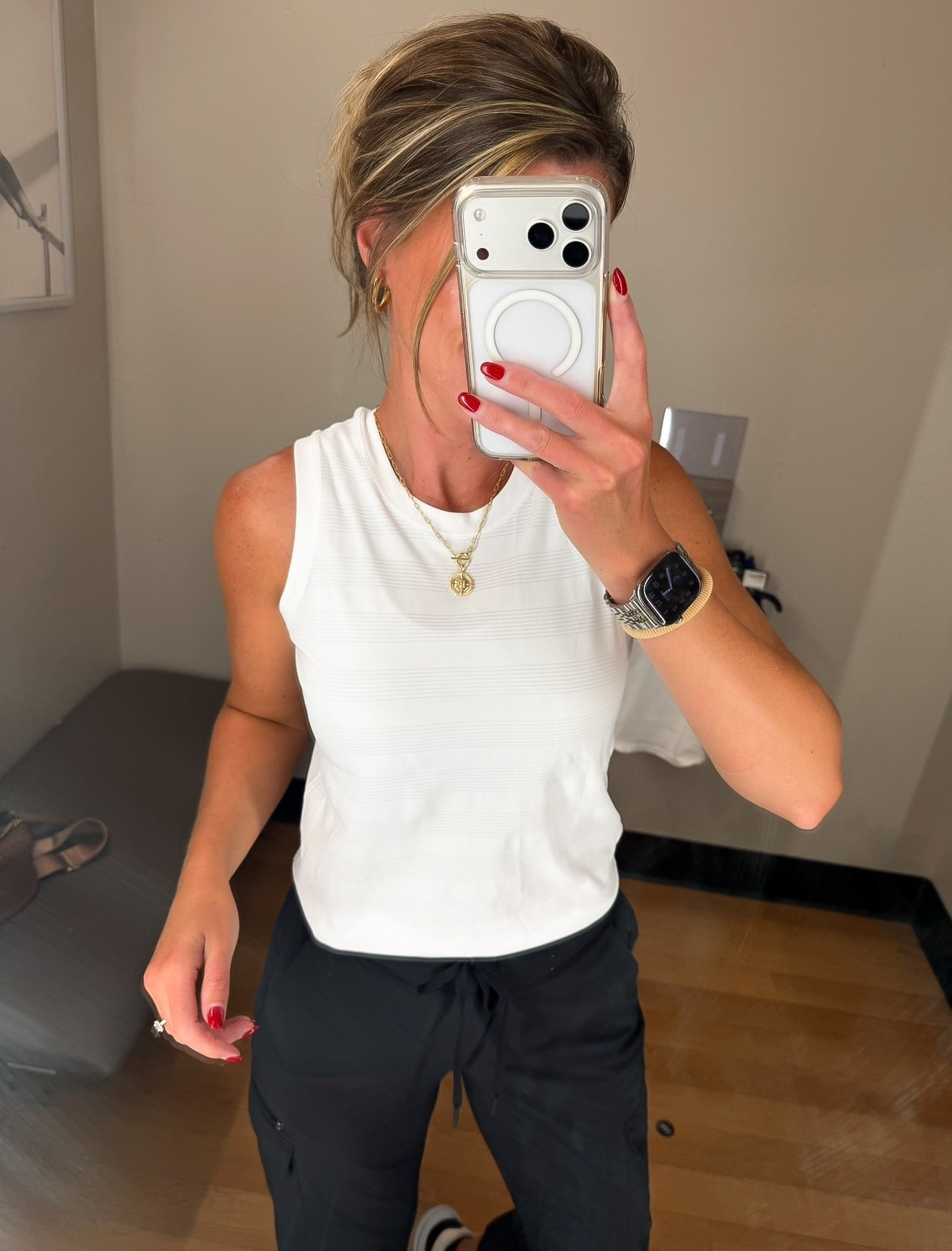 DSG athletic tanks from Dick’s are the best IMO. Super lightweight, affordable, wash up nicely, big color selection. 
Wearing XS

#LTKActive #LTKSeasonal #LTKmomlife