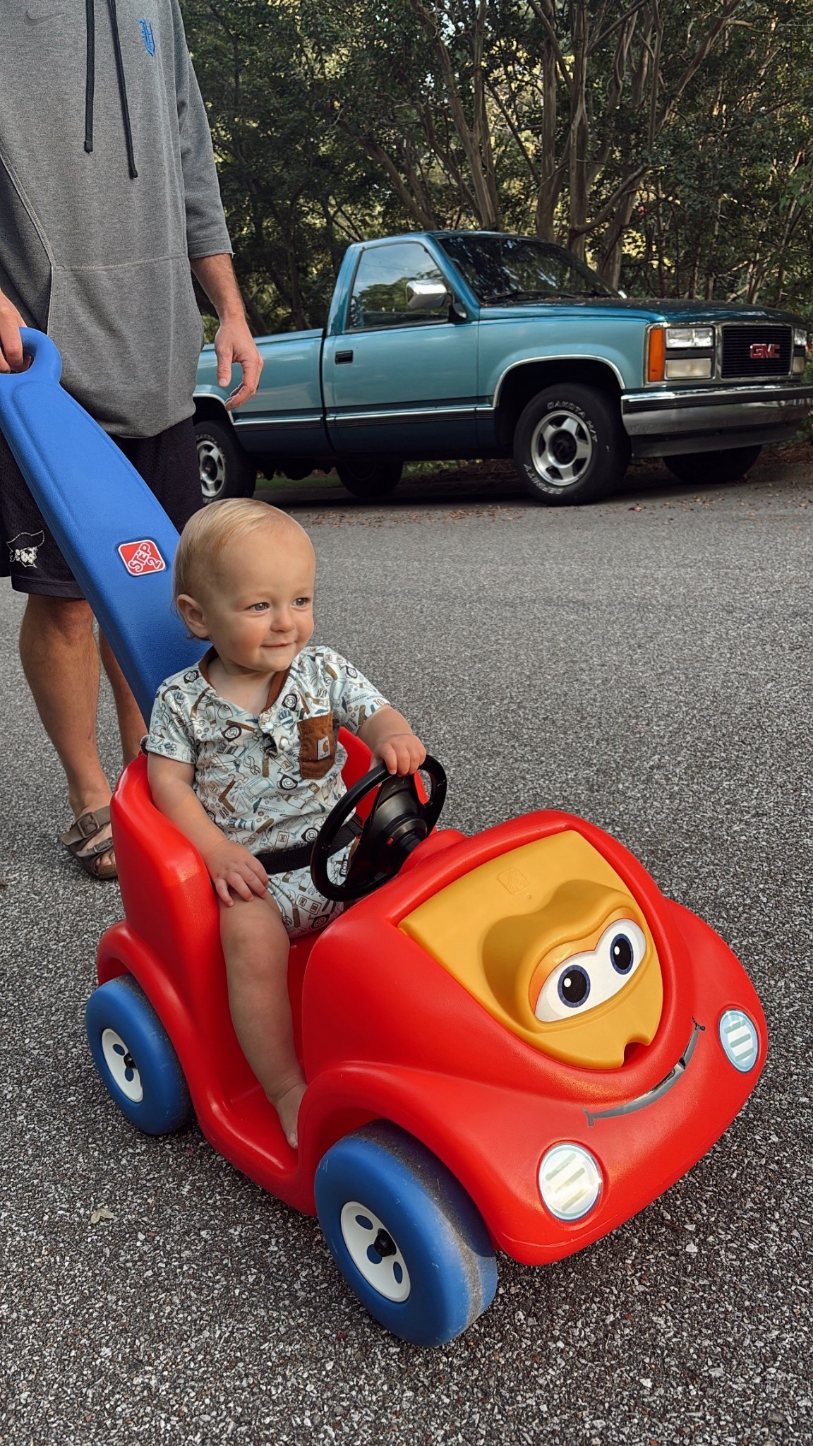 Would 10/10 recommend this toy car to any baby turning one !!! this ended up being my one year olds favorite gift! Easy to assemble 🙌🏼 makes for a perfect birthday gift // Christmas present 

#LTKBaby #LTKFindsUnder100 #LTKKids