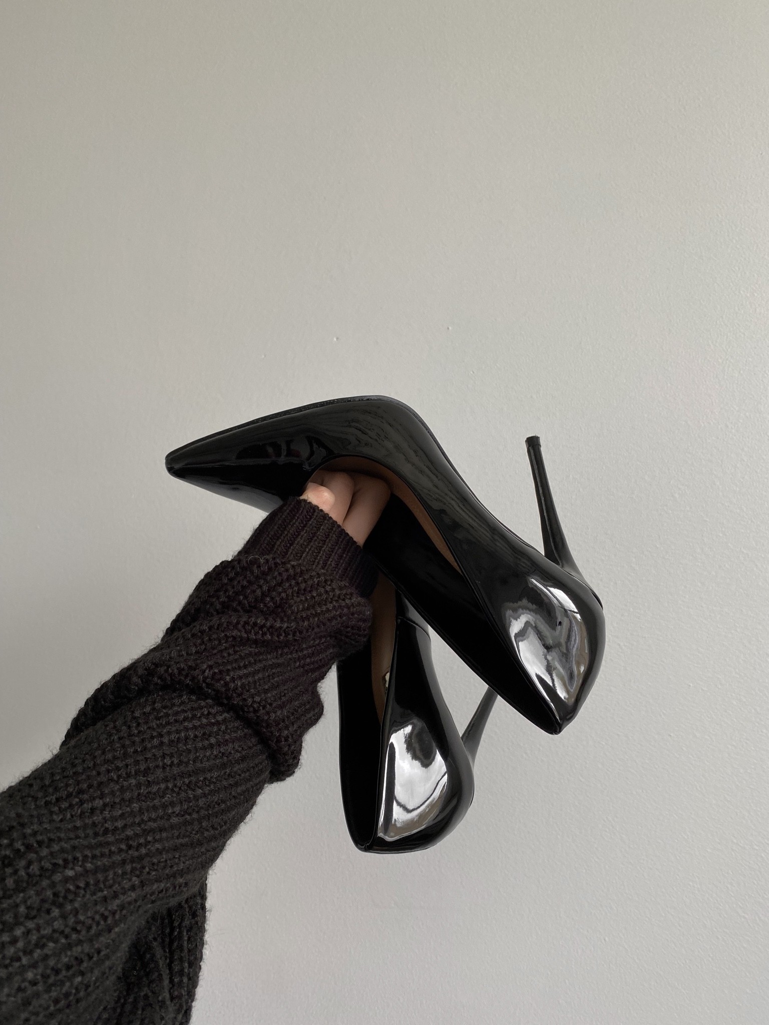 Perfect stunning black patent leather high heeled pumps-fancy occasion shoe-heels-stiletto shoes


#LTKstyletip #LTKshoecrush #LTKworkwear