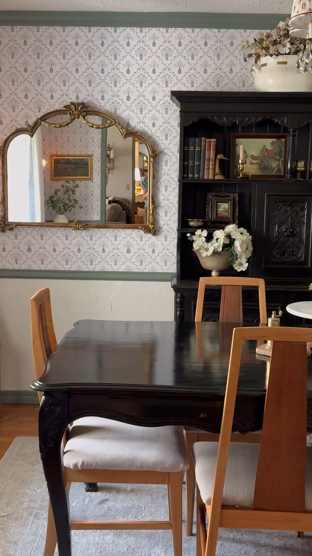 This ornate gold antique inspired mirror is currently on sale!! So are the pleated chandelier lampshades 

#LTKSaleAlert #LTKHome #LTKSeasonal