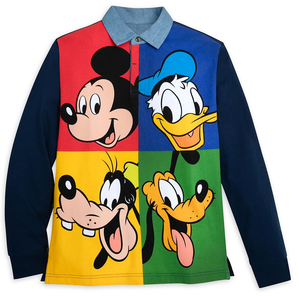 Mickey Mouse and Friends Rugby Shirt for Adults | Disney Store