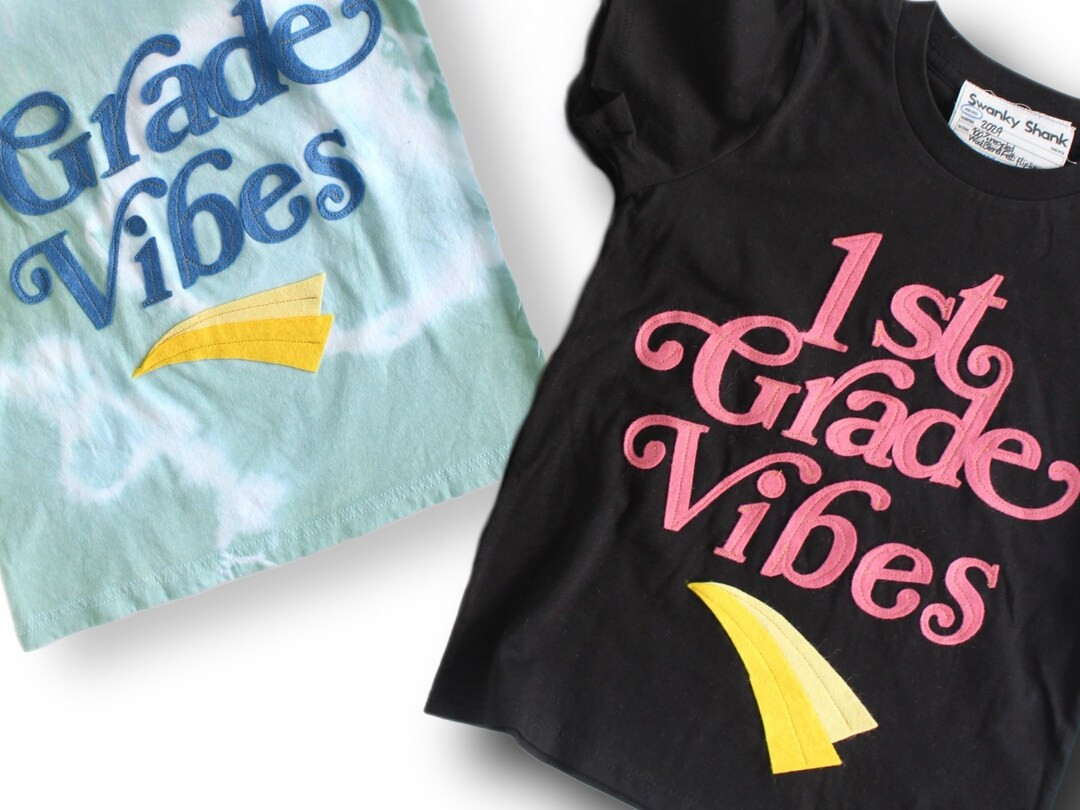 Hello First Grade Vibes First Day of School Shirt Tshirt 1st for Girls for Boys Back to School Gi... | Etsy (US)