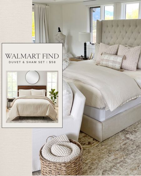 HOME \ bedding find from Walmart - beige duvet and sham set!

Bedroom
Bed 

#LTKfindsunder100 #LTKhome