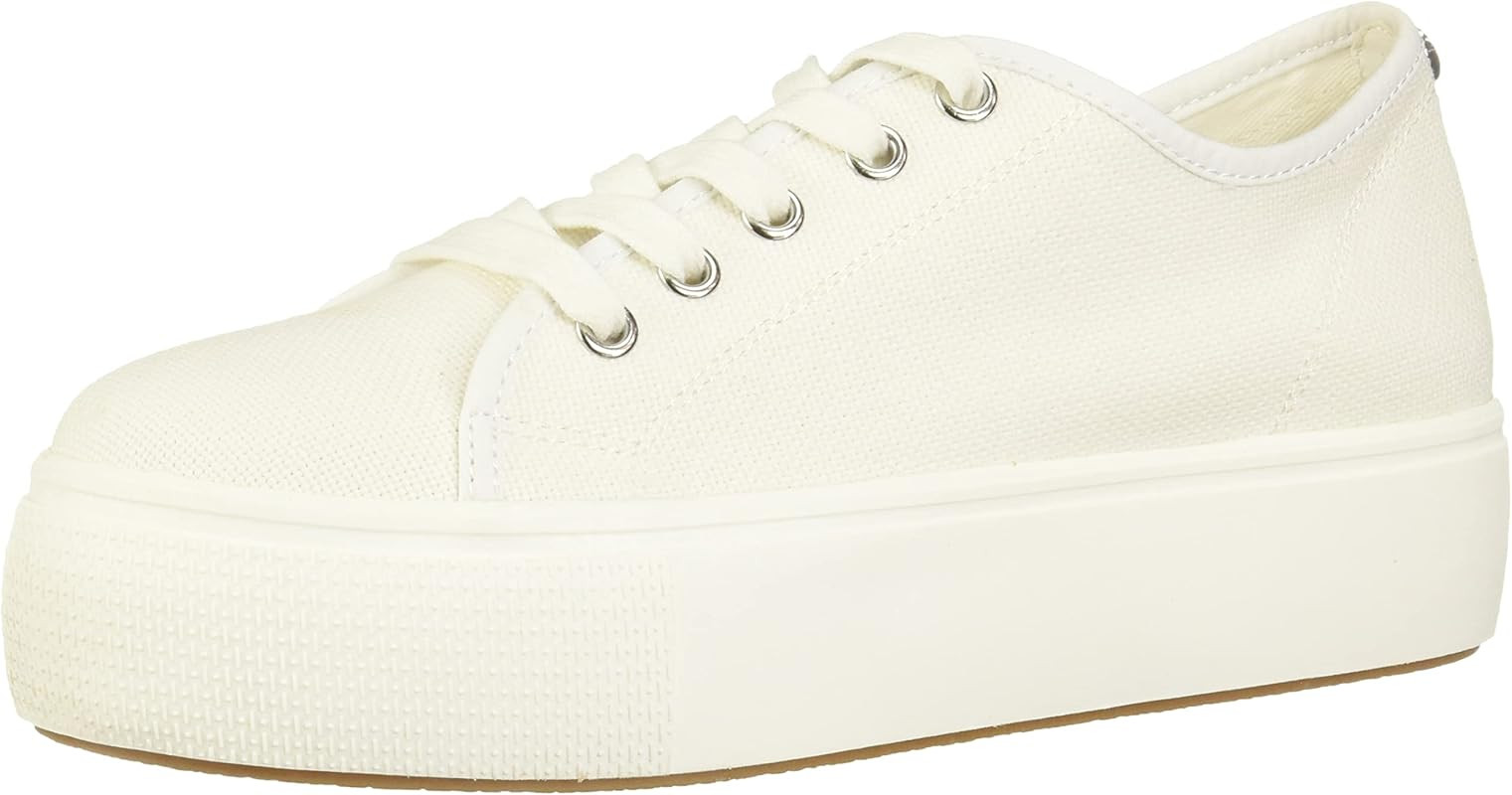 Amazon.com | Steve Madden Women's Elore Sneaker, White , 5.5 M US | Fashion Sneakers | Amazon (US)