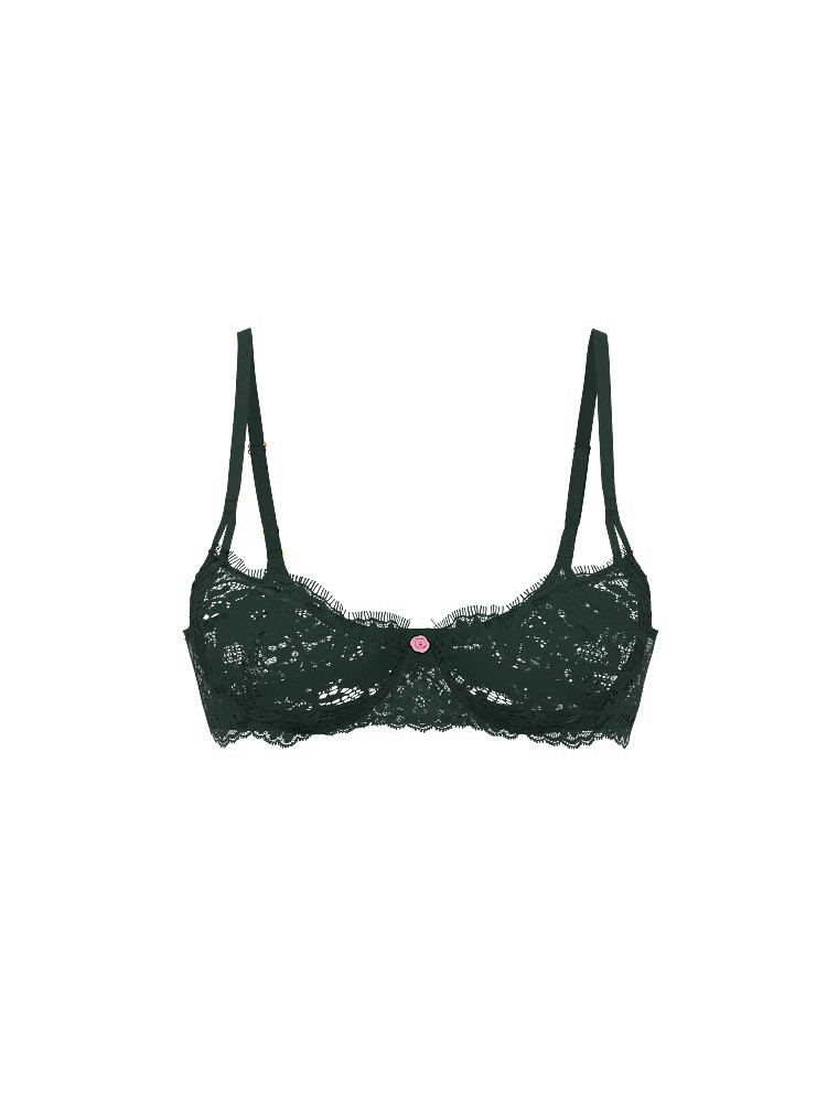 Buy Wicked Unlined Lace Balconette Bra, Cilantro - Order Bras online - Victoria's Secret US | Victoria's Secret (US / CA )
