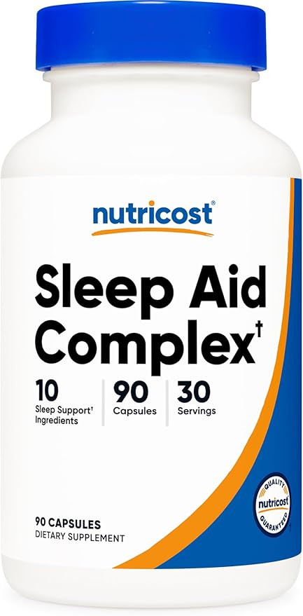 Nutricost Sleep Aid Complex 1330mg Serving (90 Capsules) - 30 Servings | Amazon (US)