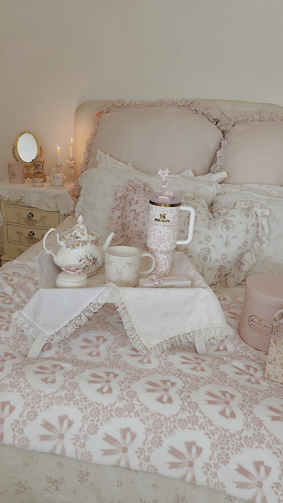 Some Beautiful Valentine’s Day Inspired Bedroom Details 💫 

#LTKValentine #LTKmorningroutine #LTKHome