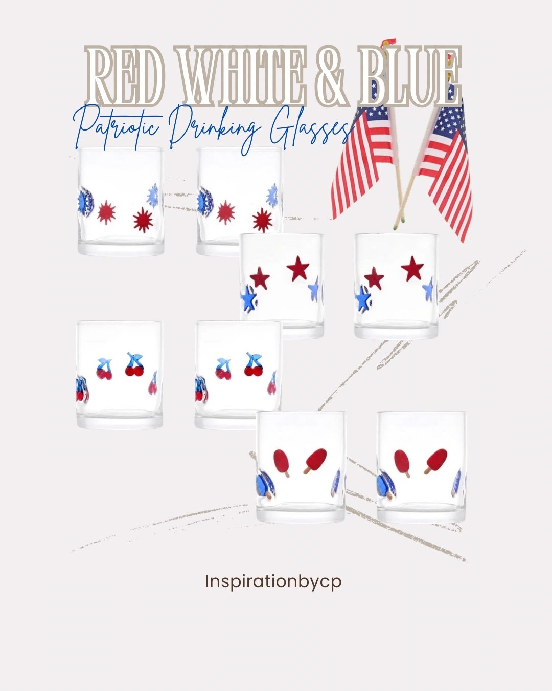 Walmart New Arrivals-Iconic Patriotic Drinking Glasses-Set of 2
#patrioticglasses #walmartfinds #4thofjuly #redwhiteblue #iconicglasses

#LTKU #LTKSeasonal #LTKHome