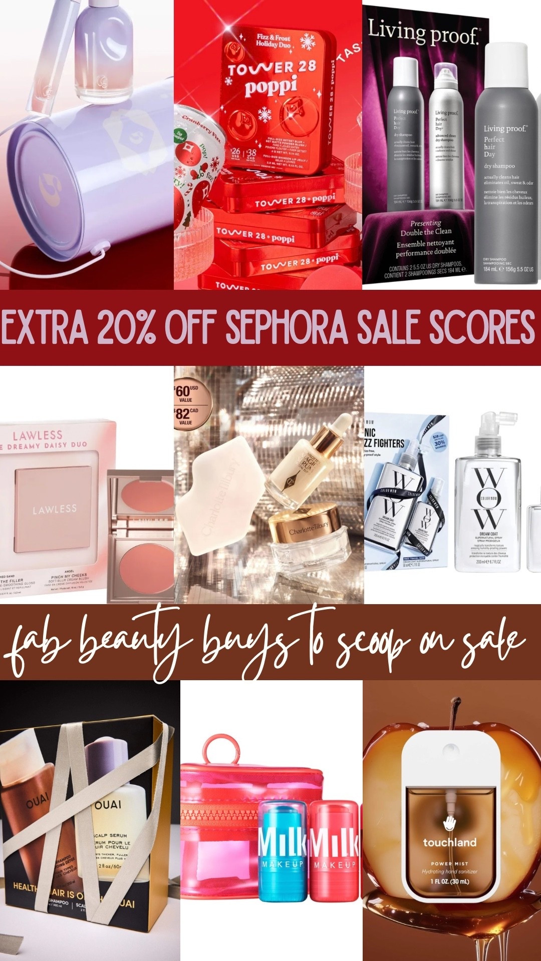 extra 20% off sale scores at Sephora • use code BONUS20 • 

#LTKSaleAlert #LTKHoliday #LTKBeauty