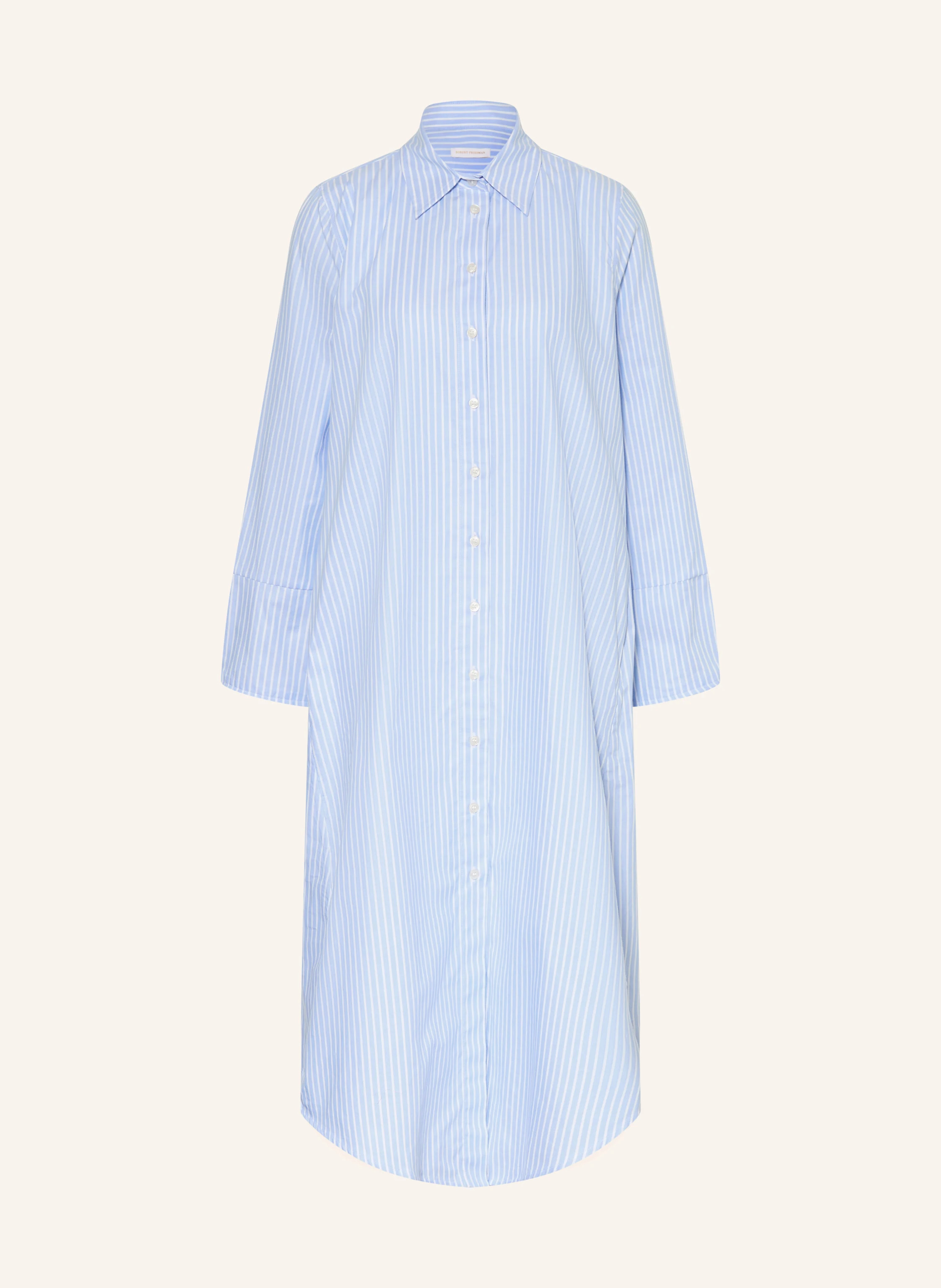 ROBERT FRIEDMAN Hemdblusenkleid in hellblau / weiss | Breuninger (DACH)